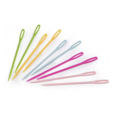 Przejdź do produktu Igły plastikowe z dużym oczkiem do przewlekania 75mm - 10 sztuk