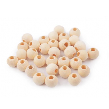 Przejdź do produktu Koraliki drewniane Ø12mm 10 szt