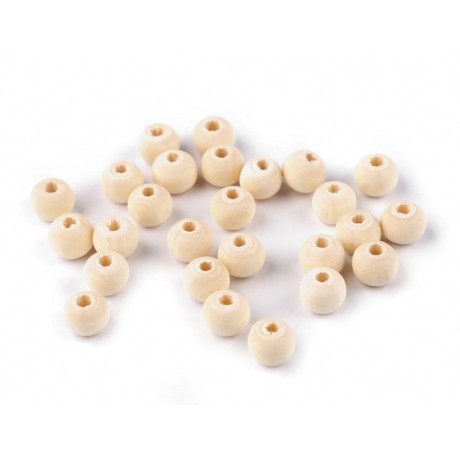 Przejdź do produktu Koraliki drewniane Ø8mm 20g