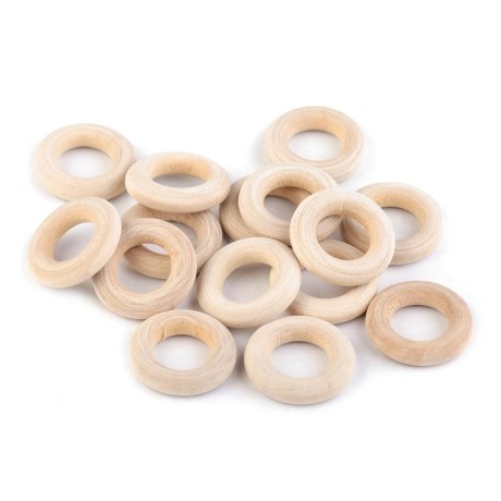 Przejdź do produktu Kółko drewniane 24mm 10 szt