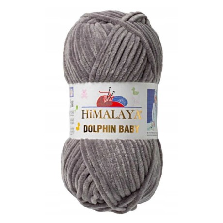 Przejdź do produktu Włóczka Himalaya Dolphin Baby 80320 SZARA