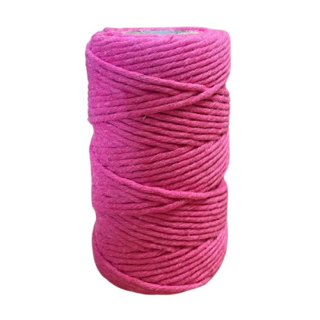 Przejdź do produktu Sznurek skręcany do makramy 2mm - FUKSJA