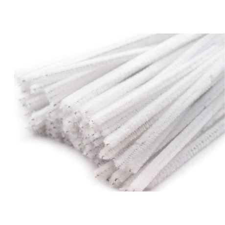 Przejdź do produktu Druciki kreatywne białe 30cm 20szt