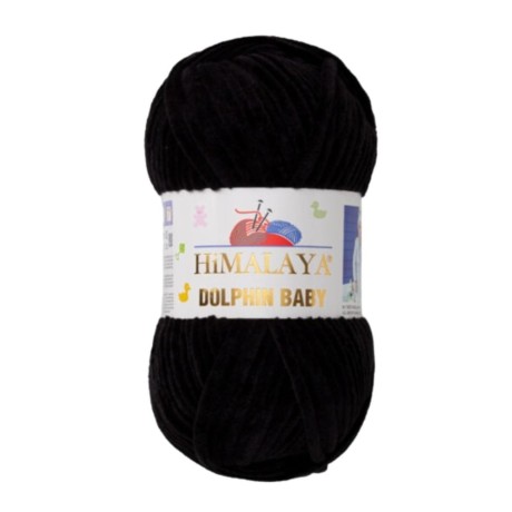 Przejdź do produktu Włóczka Himalaya Dolphin Baby 80311 CZARNA