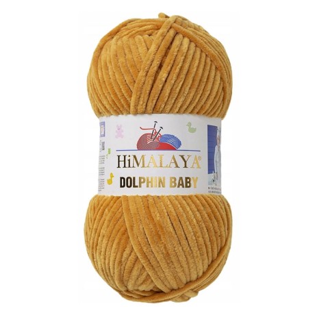Przejdź do produktu Włóczka Himalaya Dolphin Baby 80330 MUSZTARDOWA