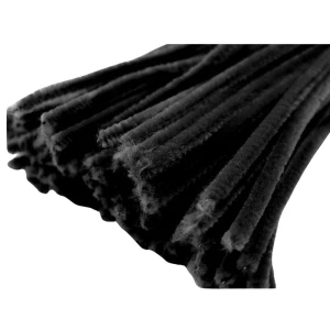 Druciki kreatywne czarne 30cm 20szt