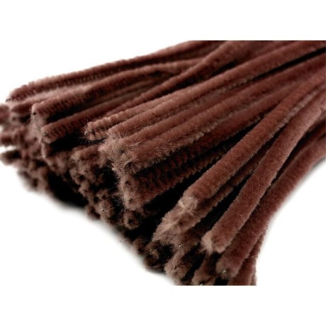 Przejdź do produktu Druciki kreatywne brązowe 30cm 20szt