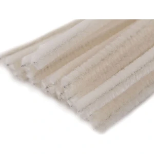 Druciki kreatywne kremowe 30cm 20szt