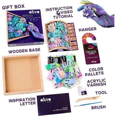Przejdź do produktu OKTO Zestaw kreatywny DIY Wood&Craft Kwiaty