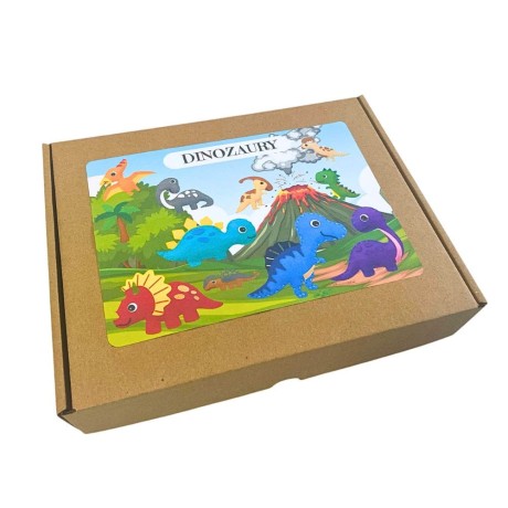 Przejdź do produktu Zestaw do nauki szycia dla dzieci - dinozaury