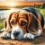 Haft Diamentowy Mozaika Diamond Painting - Beagle.jpg