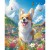Obraz do malowania po numerach - Corgi.jpg