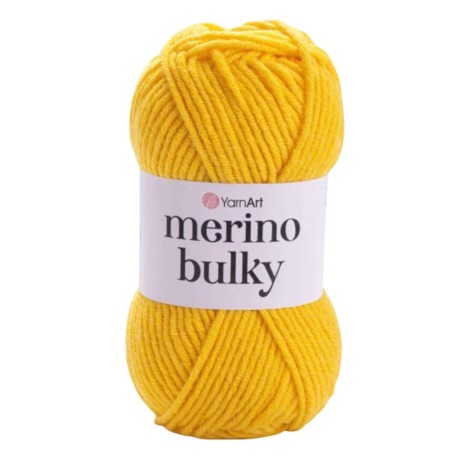 Przejdź do produktu Włóczka YarnArt Merino Bulky 586 żółty