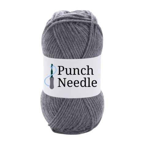 Przejdź do produktu Włóczka do Punch Needle - ciemno szara