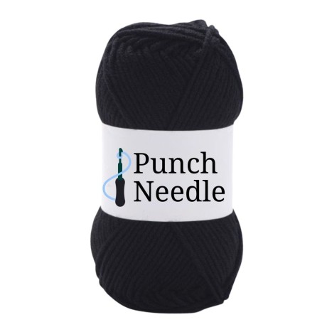Przejdź do produktu Włóczka do Punch Needle - czarna