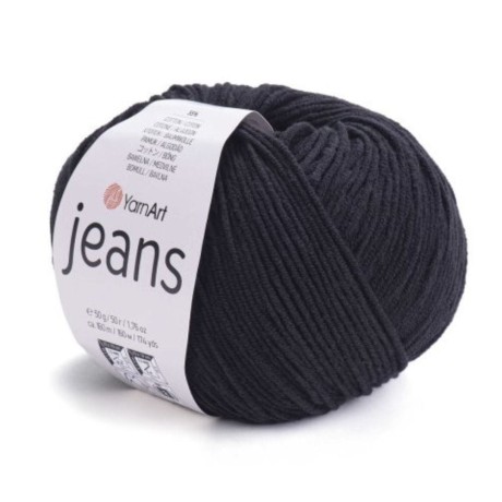 Przejdź do produktu Włóczka YarnArt Jeans 53 czarny