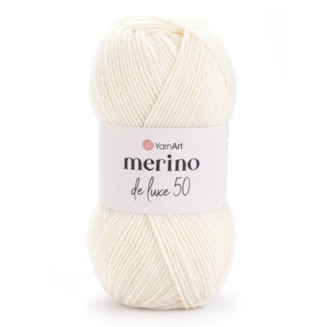 Przejdź do produktu Włóczka YarnArt Merino De Luxe 502 ecru
