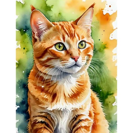 Przejdź do produktu Haft Diamentowy Mozaika Diamond Painting 30x40cm - Kotek