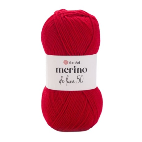 Przejdź do produktu Włóczka YarnArt Merino De Luxe 156 czerwony