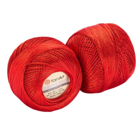 Przejdź do produktu Kordonek YarnArt Tulip 421 czerwony