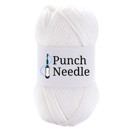 Przejdź do produktu Włóczka do Punch Needle - biała