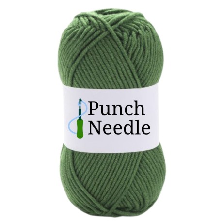 Przejdź do produktu Włóczka do Punch Needle - zielona