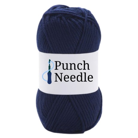 Przejdź do produktu Włóczka do Punch Needle - ciemno granatowa