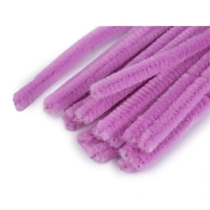 Druciki kreatywne fiołkowe 30cm 20szt