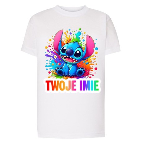 Przejdź do produktu Koszulka dziecięca z nadrukiem STITCH z imieniem