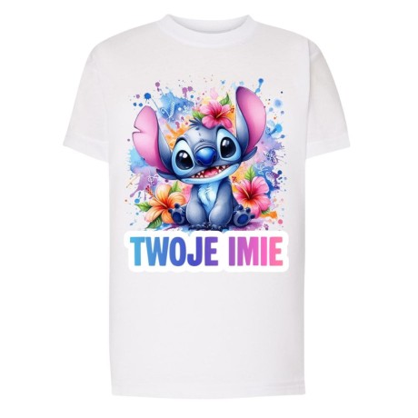Przejdź do produktu Koszulka dziecięca z nadrukiem STITCH z imieniem