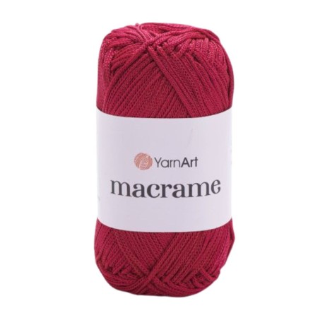 Przejdź do produktu Sznurek poliestrowy do makramy YarnArt macrame - CZERWONY