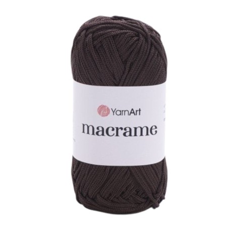 Przejdź do produktu Sznurek poliestrowy do makramy YarnArt macrame - CIEMNY BRĄZ