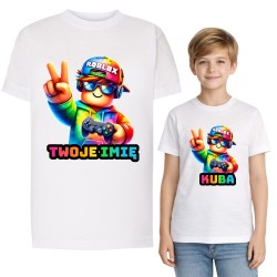 Koszulka dziecięca z nadrukiem ROBLOX (wzór 2).jpg