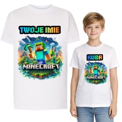 Koszulka z nadrukiem MINECRAFT z imieniem (wzór 2).jpg