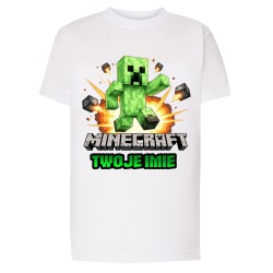 Koszulka z nadrukiem MINECRAFT CREEPER (wzór 3).jpg