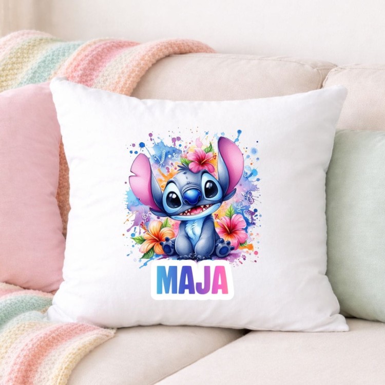 Poduszka STITCH perosnalizowana z imieniem (wzór 5).jpg