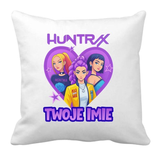 Poduszka HUNTRIX K-Pop z imieniem - prezent dla dziecka (wzór 3).jpg