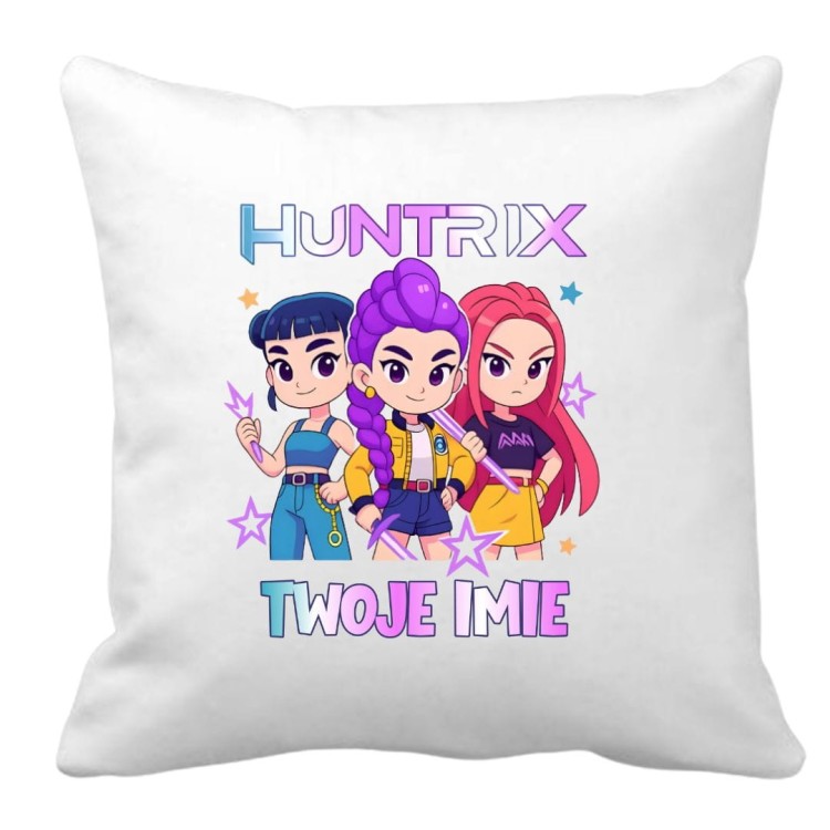 Poduszka HUNTRIX K-Pop z imieniem - prezent dla dziecka (wzór 5).jpg