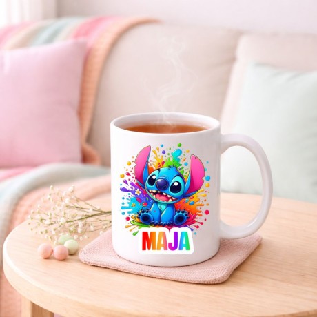 Przejdź do produktu Kubek STITCH z imieniem dla dziecka prezent