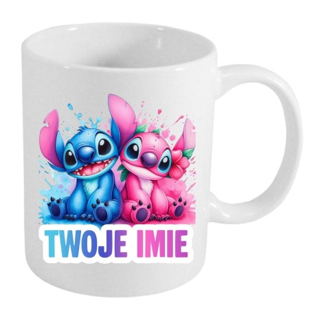 Przejdź do produktu Kubek STITCH z imieniem dla dziecka prezent