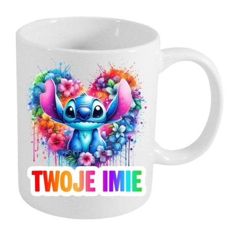 Przejdź do produktu Kubek STITCH z imieniem dla dziecka prezent