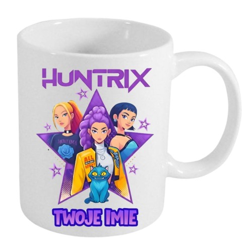 kubek HUNTRIX K-Pop z imieniem dla dziecka prezent (wzór 2).jpg
