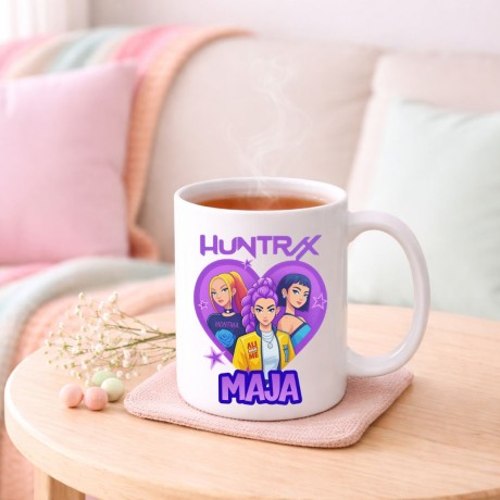 Przejdź do produktu Kubek HUNTRIX K-Pop z imieniem dla dziecka prezent