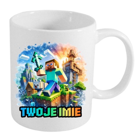 Przejdź do produktu Kubek MINECRAFT z imieniem dla dziecka prezent