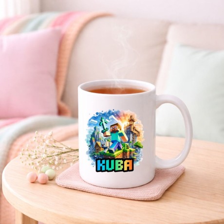 Przejdź do produktu Kubek MINECRAFT z imieniem dla dziecka prezent