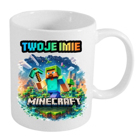 Przejdź do produktu Kubek MINECRAFT z imieniem dla dziecka prezent