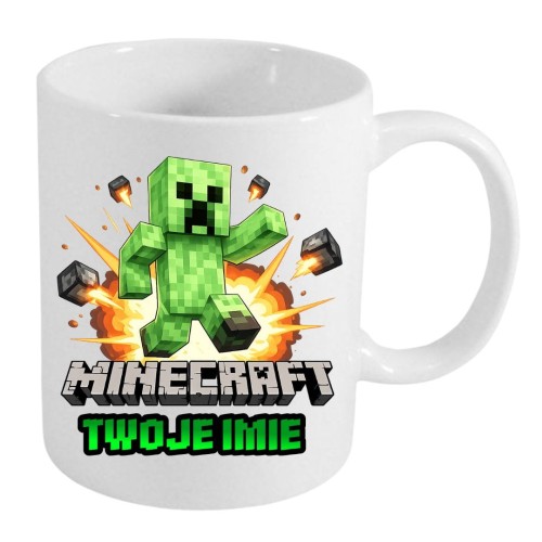 Kubek MINECRAFT CREEPER z imieniem dla dziecka prezent (wzór 3).jpg