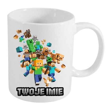 Przejdź do produktu Kubek MINECRAFT z imieniem dla dziecka prezent