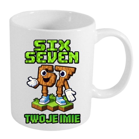 Przejdź do produktu Kubek MINECRAFT SIX SEVEN 67 z imieniem dla dziecka prezent