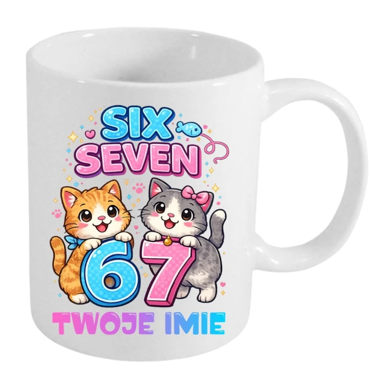 Kubek KOTKI SIX SEVEN 67 z imieniem dla dziecka prezent (wzór 8).jpg